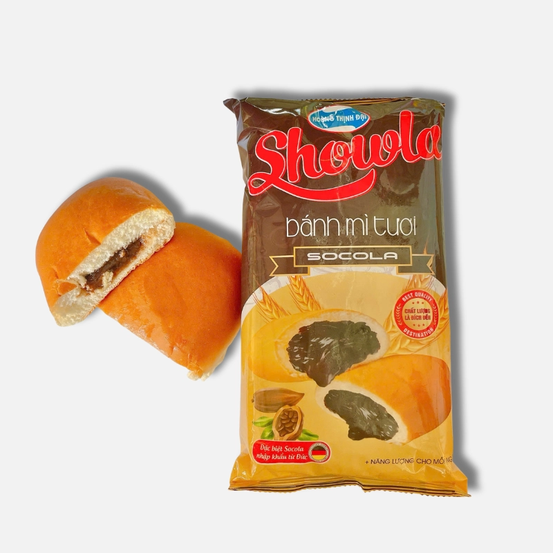 Bánh mì tươi Showla vị Socola